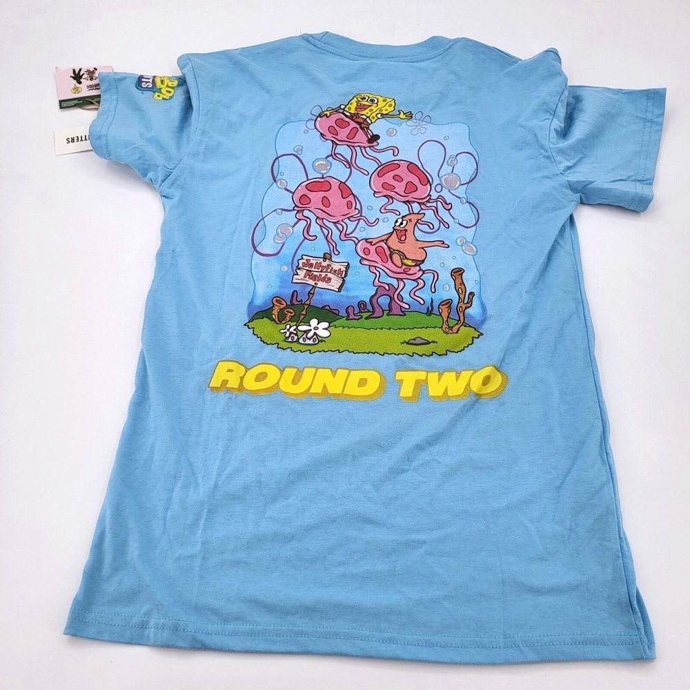 NWT Round Two x SpongeBob Nickelodeon Urban Outfitters Tee Shirt Rakeem Miles S